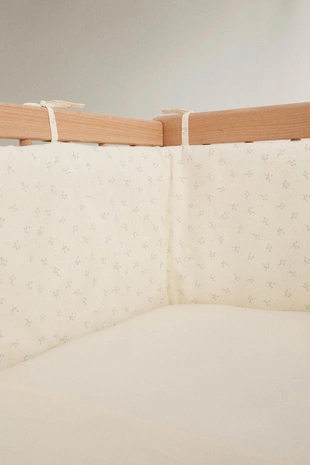 CHILDREN’S FLORAL COT BUMPER COVER- Заказать в России