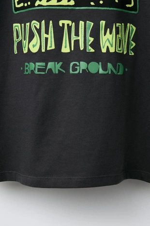 Футболка с принтом «серфинг»- Заказать в России