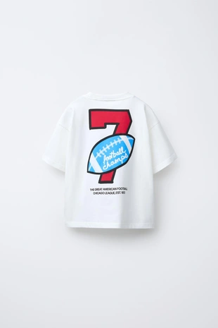 Футболка с принтом «футбол»- Заказать в России