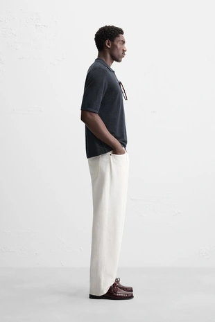 Трикотажное поло из 100% конопли- Заказать в России