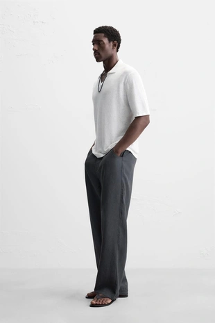 Трикотажное поло из 100% конопли- Заказать в России