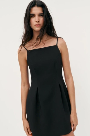 Купить Zara Короткое платье на бретелях