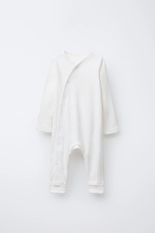 Oyster-white | 4174/602/251 - Zara Комбинезон с закрытыми ногами POINTELLE CONVERTIBLE