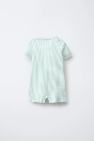 Ecru | 0722/568/712 - Zara Две пижамы-комбинезона в клетку и с цветочным принтом