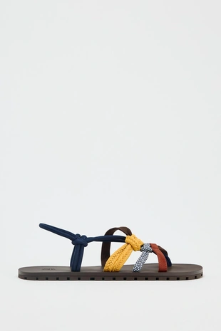 Шарф с цветными бретелями- Заказать в России