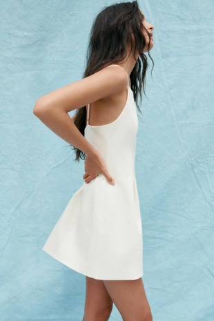 Купить Zara Короткое платье на бретелях
