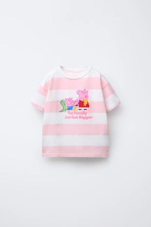 Футболка в полоску с принтом PEPPA PIG ™- Заказать в России
