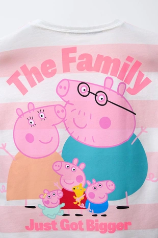Футболка в полоску с принтом PEPPA PIG ™- Заказать в России