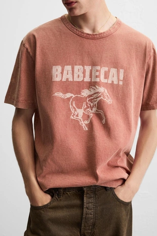 Футболка с графическим принтом GUITARRICADELAFUENTE- Заказать в России