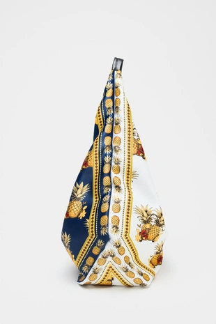 Multicoloured | 6080/510/202 - Zara Сумка-шопер разноцветная с принтом