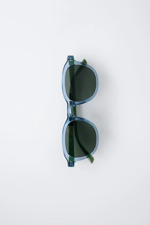 Солнцезащитные очки с прозрачной оправой- Заказать в России