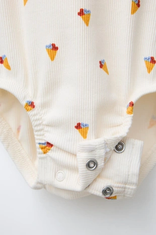 Комплект из двух боди с принтом мороженого- Заказать в России