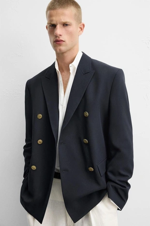 Двубортный блейзер- Заказать в России