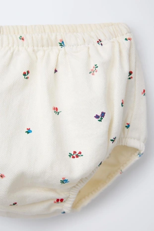 Сарафан и трусики из твила с цветочным принтом- Заказать в России