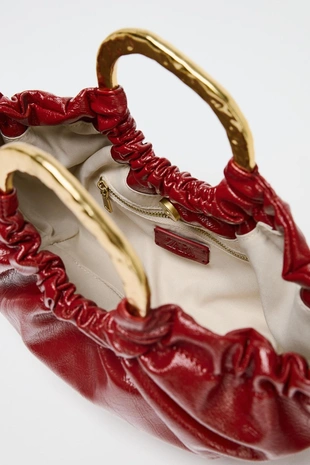 Сморщенная сумка- Заказать в России