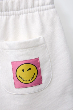 Шорты-бермуды с рельефным принтом SMILEYWORLD ®- Заказать в России