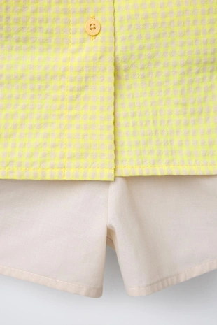 Юбка-шорты в клетку виши- Заказать в России