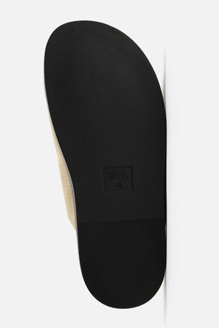 Кожаные сандалии с двумя ремешками- Заказать в России