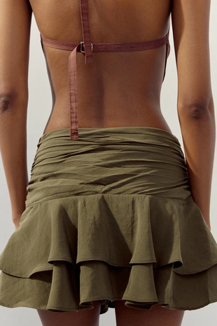 Юбка-шорты с воланами- Заказать в России