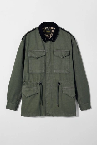 Парка с меховым воротником BOBBY GILLESPIE X ZARA - Заказать в России