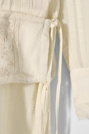 Платье с поясом и вышивкой KATE MOSS X ZARA- Заказать в России