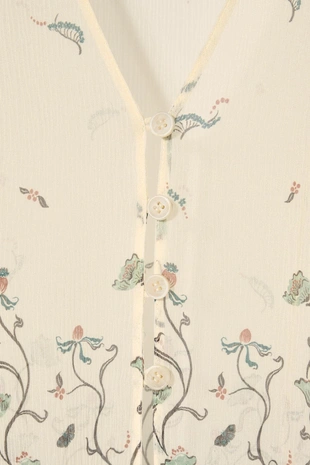 Блузка из шелка с принтом KATE MOSS X ZARA- Заказать в России