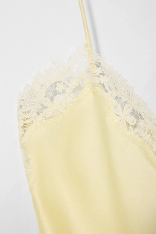 Yellow | 1758/200/300 - Zara Шелковый топ-камисоль KATE MOSS X ZARA
