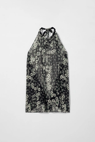 Топ-бандо из шелка HALTER KATE MOSS X ZARA- Заказать в России