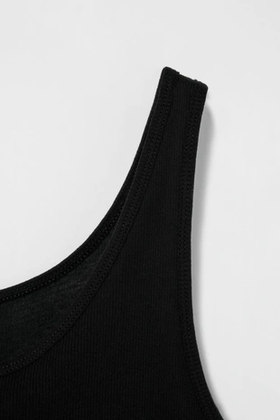 Black | 0264/009/800 - Zara Топ FLOWING TOP KATE MOSS X ZARA