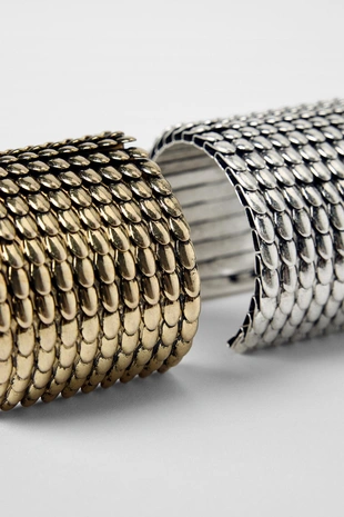 Набор из 2 текстурированных манжет KATE MOSS X ZARA- Заказать в России