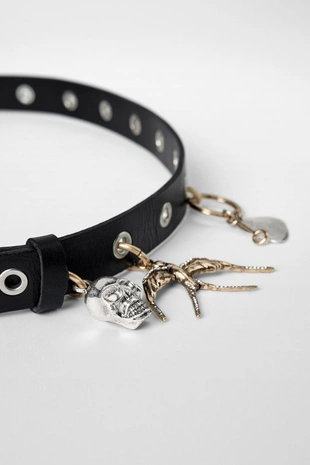 Кожанный ремень с кисточками KATE MOSS X ZARA- Заказать в России