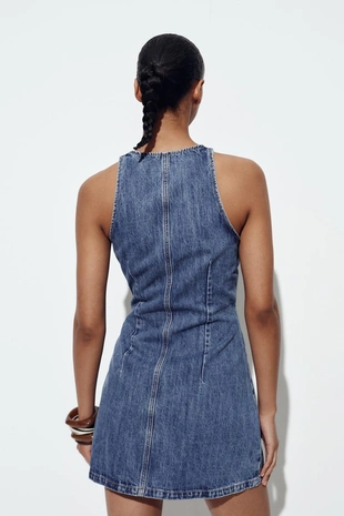 Мини-платье Z1975 деним- Заказать в России