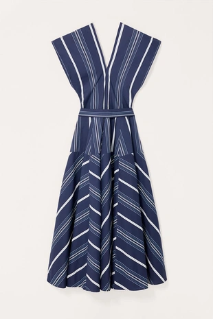 Платье с медленно расширяющимися полосами LIMITED EDITION- Заказать в России