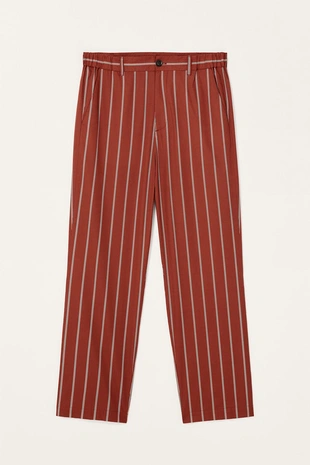 Брюки свободного кроя в полоску LIMITED EDITION- Заказать в России