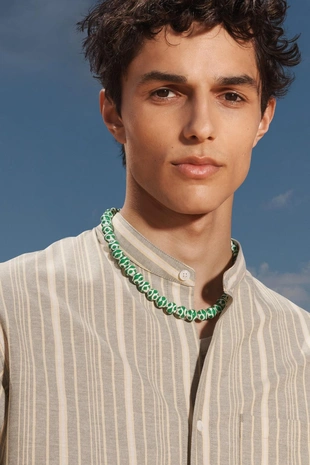 Рубашка в полоску LIMITED EDITION- Заказать в России