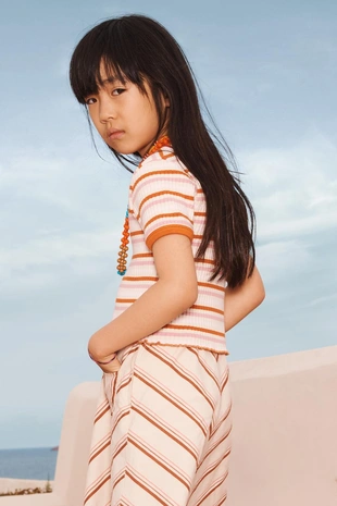 Футболка-короткометражка в полоску из лимитированной коллекции- Заказать в России