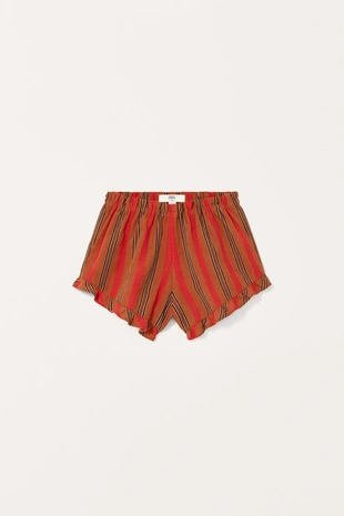 Оборчатые полосатые бермуды LIMITED EDITION- Заказать в России