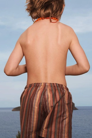 Полосатые плавательные бермуды - ограниченная коллекция- Заказать в России