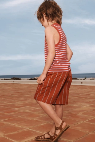 Купить Zara Полосатые бермуды карго ограниченной коллекции