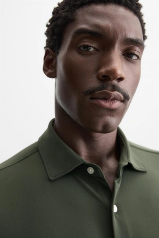 Рубашка из эластичной рельефной ткани- Заказать в России