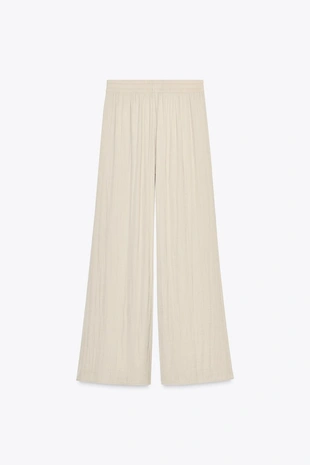 Широкие брюки из струящейся ткани