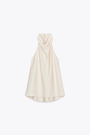 Топ с драпировкой халтер — ZW COLLECTION- Заказать в России