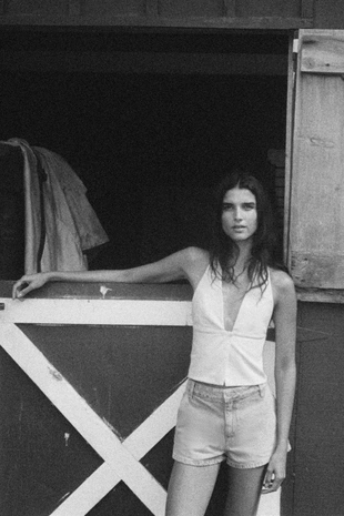 Шорты чино из денима TRF- Заказать в России