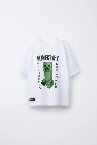 Футболка с принтом MINECRAFT © MOJANG AB. ™- Заказать в России