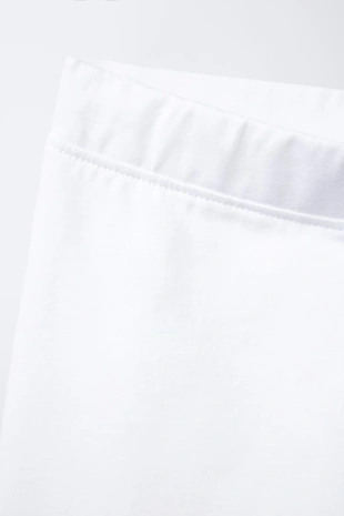 White | 5431/728/250 - Zara Однотонные легинсы-велосипедки