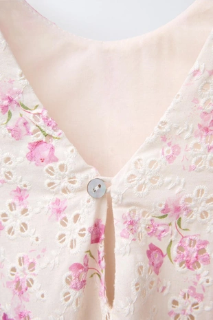 Платье шиффли с цветочным принтом- Заказать в России