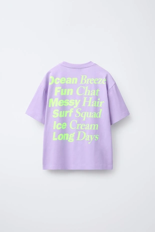 Футболка с текстовым принтом- Заказать в России