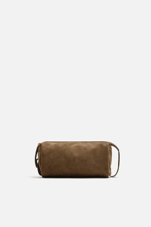 Brown | 3711/520/700 - Zara Кожаный несессер