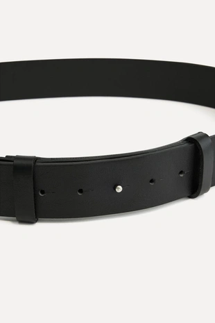 Однотонный кожаный ремень — 50TH ANNIVERSARY - Заказать в России