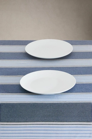 DYED THREAD STRIPED TABLECLOTH- Заказать в России
